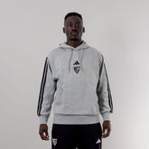 Sudadera adulto con capucha Sevilla FC 25/26 gris